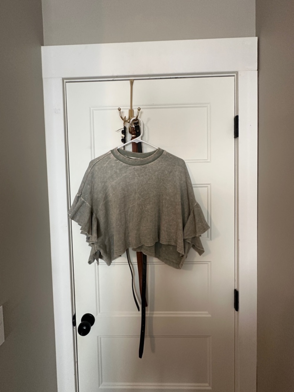 SOLD- Altar'd State Sage Green Top